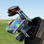 Leuke schedel en hoorns Punk Rock Anime Meisje Golfheadcover (Insitu)