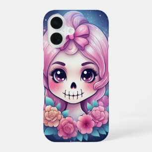 Leuke Schedel Hoortelefoonhoes iPhone 16 Hoesje