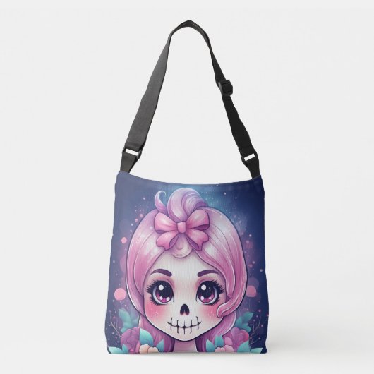 Leuke Schedeltas Crossbody Tas (Voorkant)