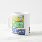 Leuke Scheet Lach Pret Koffiemok (Voorkant links)