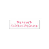 Leuke Schets Kinder Leraar Classroom Custom School Zelfinktende Stempel (Design)