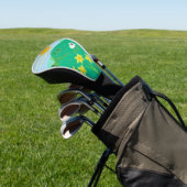 Leuke schilderachtig illustratie van schattig scha golfheadcover (Insitu)