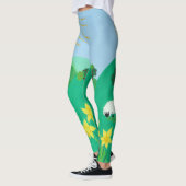 Leuke schilderachtig illustratie van schattig scha leggings (Links)