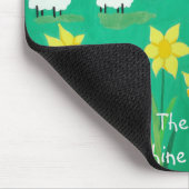 Leuke schilderachtig illustratie van schattig scha muismat (Hoek)