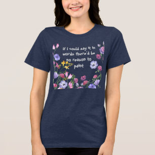 Leuke Schilderkunst Schilders Artist Inspirerende  Tri-Blend Shirt