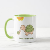 Leuke schildpad cartoon Koffie Mok (Links)