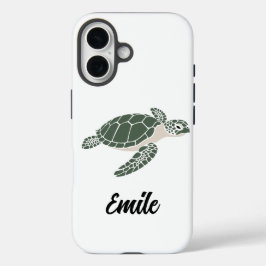 leuke schildpad telefoonhoesje iPhone 16 hoesje