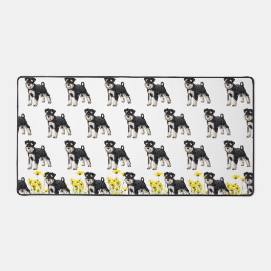 Leuke Schnauzer Desk Mat (Voorkant)