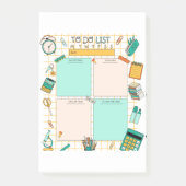 Leuke school kind groen Sinaasappel te doen lijst Post-it® Notes (Voorkant)