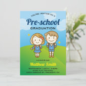 Leuke school Kinder kleuterschool Afstuderen uitno Kaart (Staand voorkant)