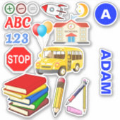 Leuke School Stickers (Kinder activiteiten) (Voorkant)
