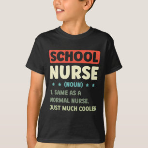Leuke school verpleegkundige definitie terug naar t-shirt