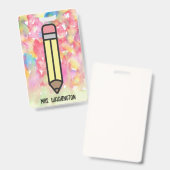 Leuke schoolbadge badge (Voor- en achterkant)