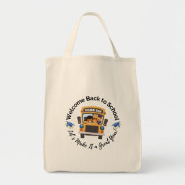 Leuke schoolbustas voor kinderen tote bag
