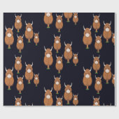 Leuke Schotse Hoogland koe Cadeaupapier (Vlak)