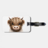 Leuke Schotse Hooglanden Koe Bagagelabel (Achterkant horizontaal)