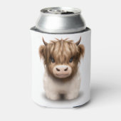 Leuke Schotse Hooglanden Koe Blikjeskoeler (Blikje Achterkant)