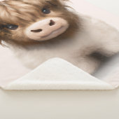 Leuke Schotse Hooglanden Koe Sherpa Deken (3/4)