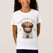Leuke Schotse Hooglanden Koe T-shirt (Voorkant)