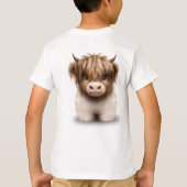 Leuke Schotse Hooglanden Koe T-shirt (Achterkant)