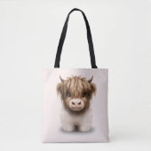 Leuke Schotse Hooglanden Koe Tote Bag (Voorkant)