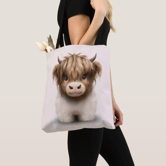 Leuke Schotse Hooglanden Koe Tote Bag (Dichtbij)