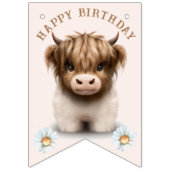 Leuke Schotse Hooglanden Koe Vlaggetjes (Eerste vlag)