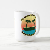 Leuke schrijvers retraite grappige auteur toeristi koffiemok (Voorkant rechts)