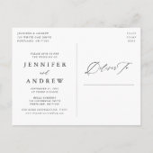 Leuke Script Foto Wijzig de Datum Aankondigingskaart (Achterkant)