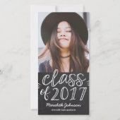 Leuke Scriptie Afstudeerfoto Kaart Aankondiging (Voorkant)