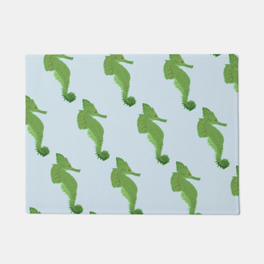 Leuke Seahorse Art Door Mat (Voorkant)