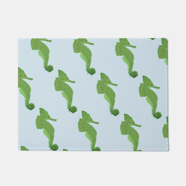 Leuke Seahorse Art Door Mat (Voorkant)