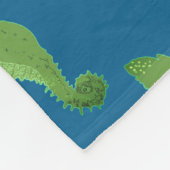 Leuke Seahorses patroon Fleece Deken (Hoek)