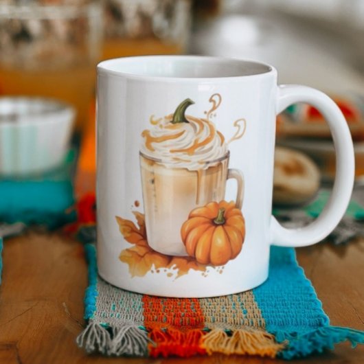 Leuke seizoensgebonden Herfst pompoen kruid latte  Koffiemok