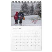 Leuke seizoensoverlay | Gefotografeerde gepersonal Kalender (Jan 2027)