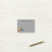 Leuke Sesame Street-vrienden Post-it® Notes (Op bureau)