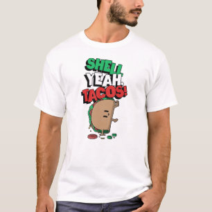 Leuke Shell Ja Tacos Grappige Taco T-shirt