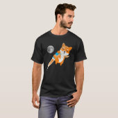 Leuke Shiba Inu Crypto Maan Raket Shib Leger Meme  T-shirt (Voorkant volledig)