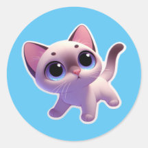 Leuke Siamese kat sticker