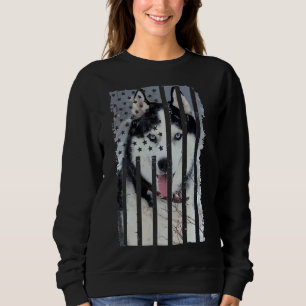 Leuke Siberische Husky Dog Afbeelding Puppy Amerik Trui