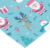 Leuke Sinterklaas en Polar Beer Korte Tafelloper (Hoek)