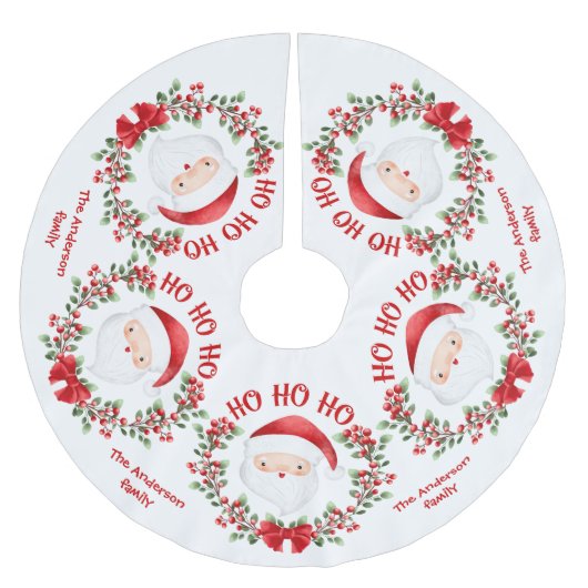 Leuke Sinterklaas familienaam Kerstboom rok (Voorkant)