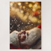 Leuke Sinterklaas voor Nieuwjaar Legpuzzel (Verticaal)