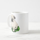 Leuke Sitting Pug Mok (Voorkant links)