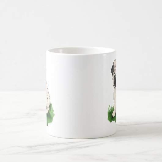 Leuke Sitting Pug Mok (Center)