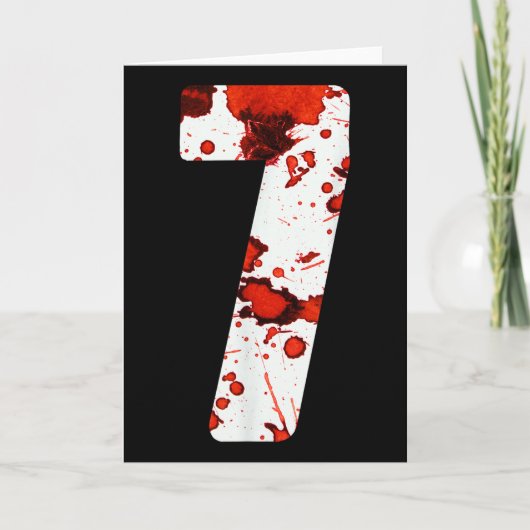 Leuke Six Seven 6 7 Meme-ontwerp koppels Halloween Kaart (Voorkant)