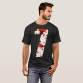 Leuke Six Seven 6 7 Meme Ontwerp Koppels Halloween T-shirt (Voorkant volledig)