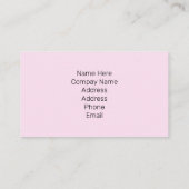 Leuke sjabloon voor visitekaartje (Achterkant)