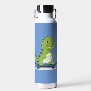 Leuke skateboarden dinosaurus waterfles