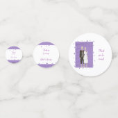 Leuke skelet-thema Halloween-huwelijkconfetti Confetti (Achterkanten)